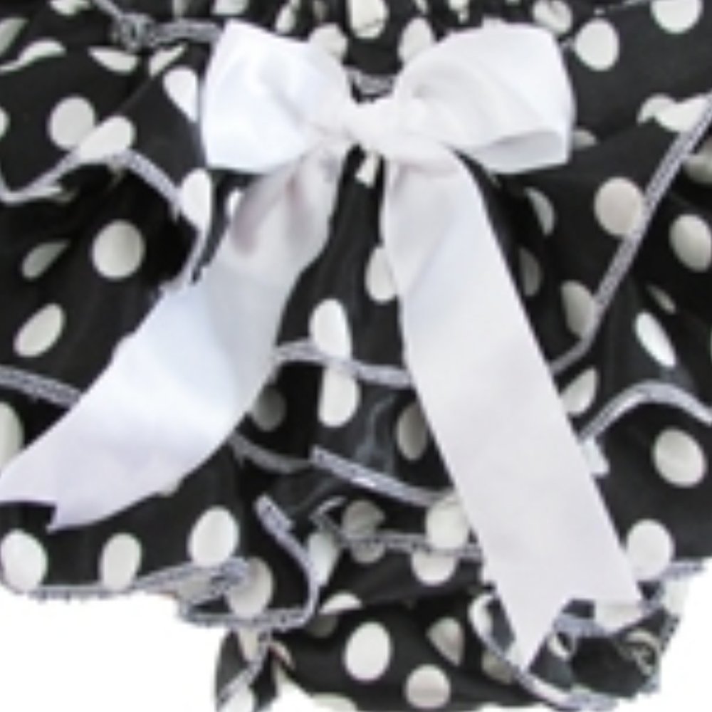 Girls Silky Ruffle Bloomer - Picture 2 of 2